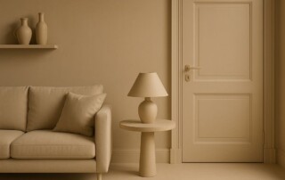 color drenching paint trend on Instagram 2024