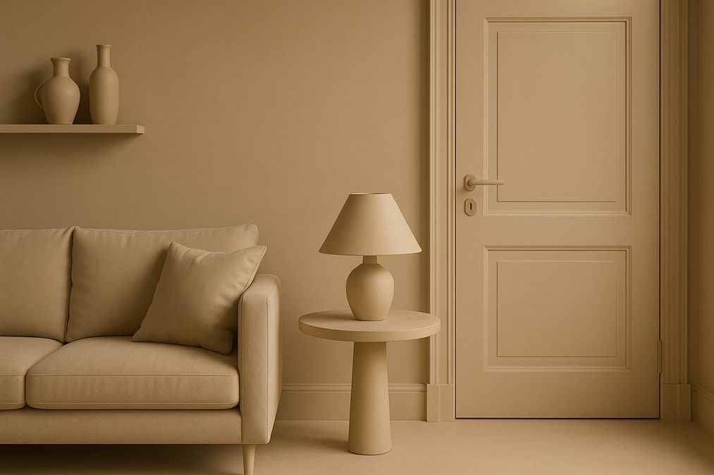 color drenching paint trend on Instagram 2024