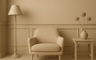 color drenching paint trend on Instagram 2024
