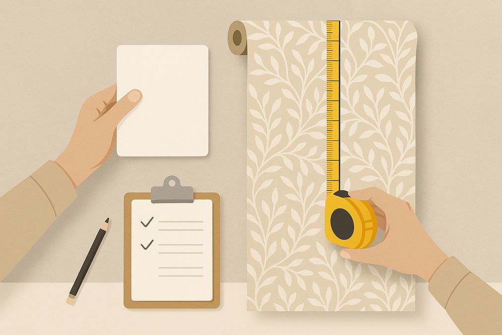 easy no-math wallpaper measurement guide for home decor