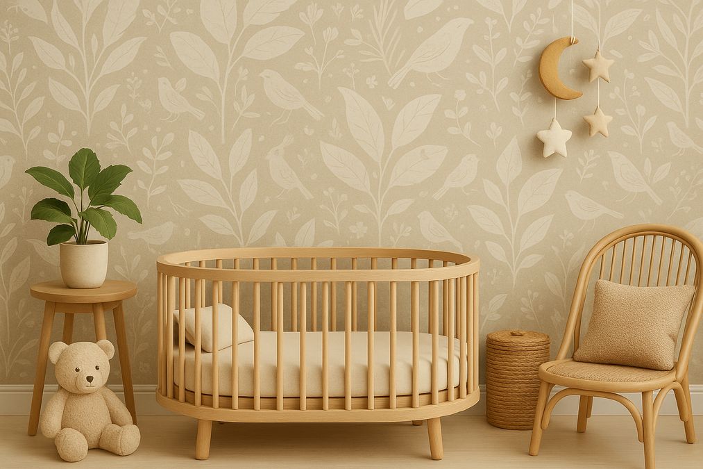 Eco-friendly wallpaper options for nurseries in 2026