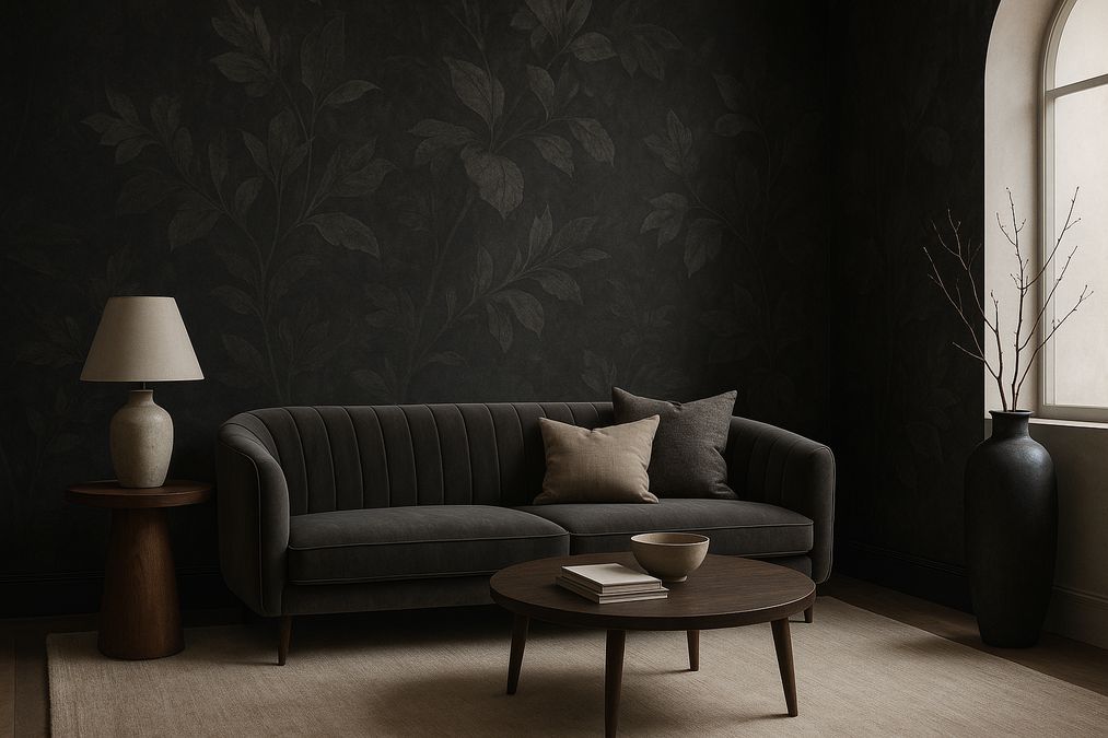 how to create a moody room with dark wallpaper trends 2026
