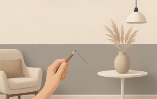 how to perfectly split two-tone walls with designer tips