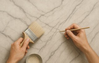 techniques and tips for achieving marbleized paint finish manually