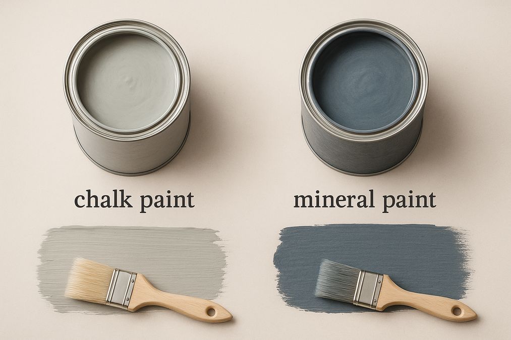 Which is better for home decor projects chalk paint or mineral paint