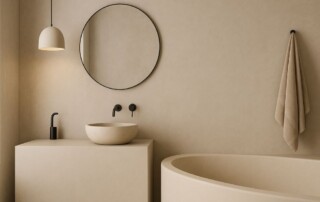 why tadelakt paint is gaining popularity in modern bathrooms