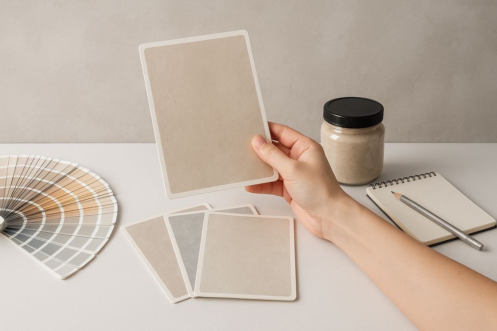 best methods to evaluate decorative paint samples before full room application