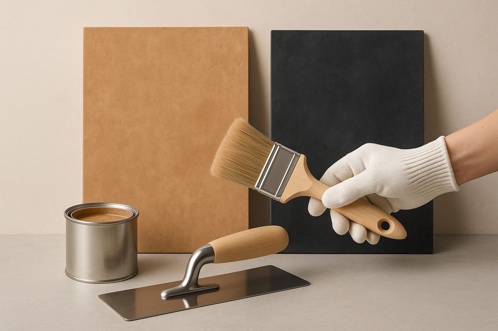 how to create suede and velvet paint effects step by step