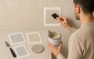 step by step guide to test decorative paint finishes in small areas