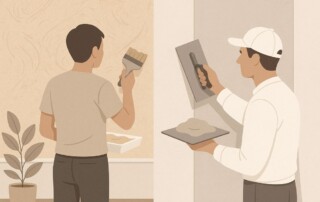 when decorative paint cannot replace traditional plaster walls