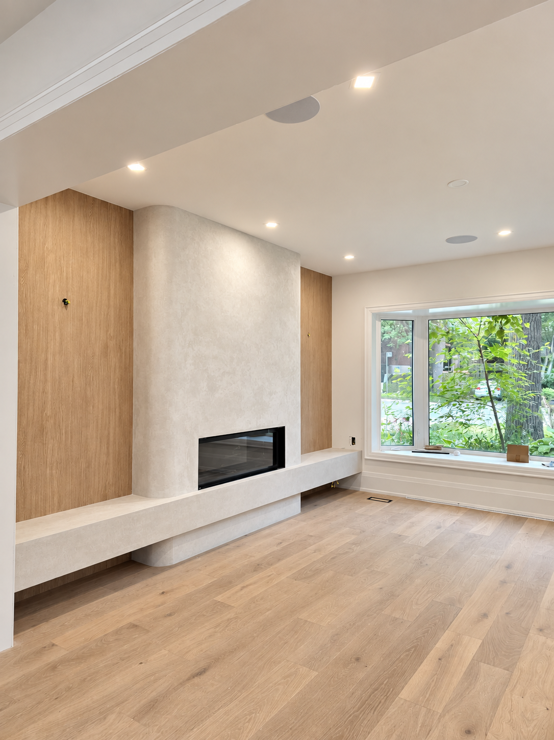 fire place -a Lime Plaster Fireplace
